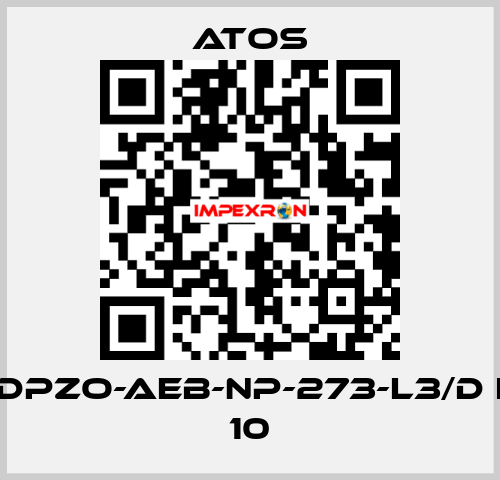 DPZO-AEB-NP-273-L3/D I 10 Atos