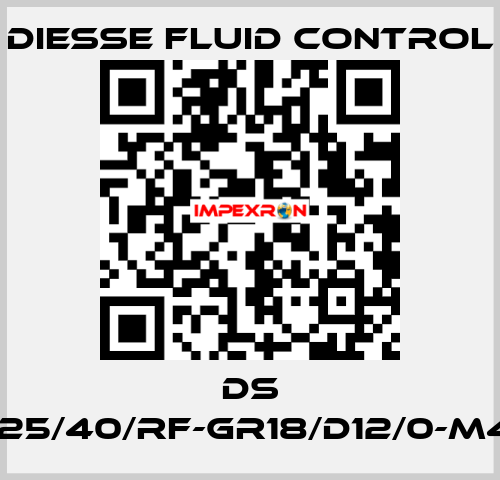 DS LG-RBR17-25/40/RF-GR18/D12/0-M420-CS/CS DIESSE Fluid Control