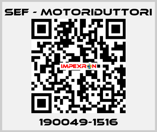 190049-1516 SEF - MOTORIDUTTORI