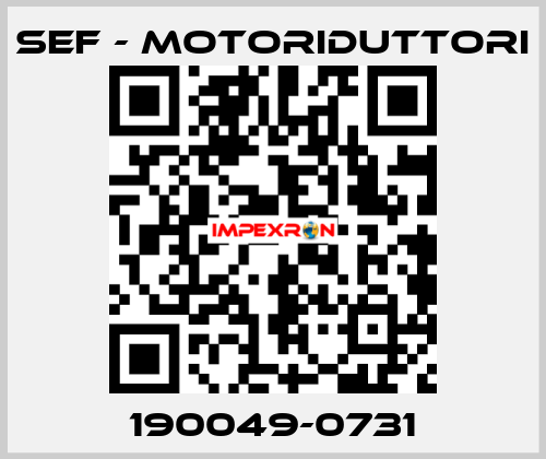 190049-0731 SEF - MOTORIDUTTORI