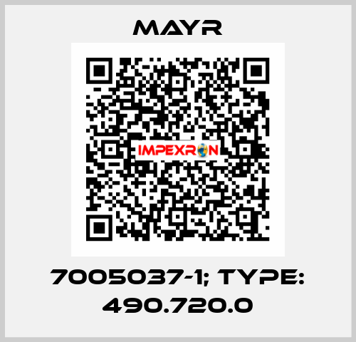 7005037-1; Type: 490.720.0 Mayr