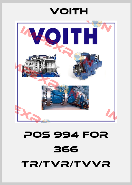 Pos 994 for 366 TR/TVR/TVVR Voith