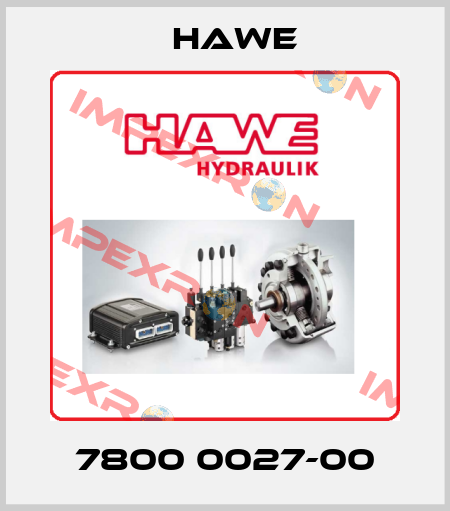 7800 0027-00 Hawe