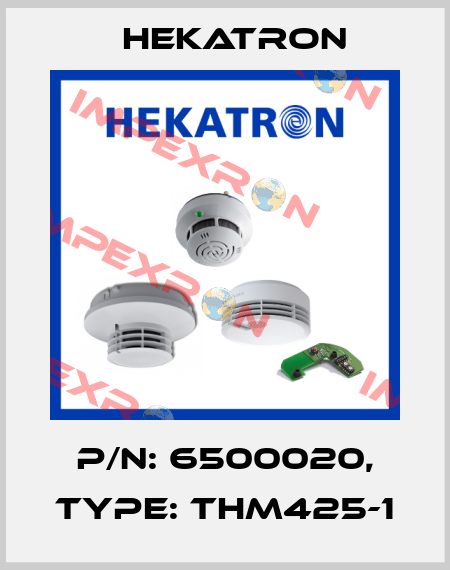 p/n: 6500020, Type: THM425-1 Hekatron
