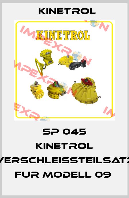 SP 045 KINETROL VERSCHLEIßTEILSATZ FUR MODELL 09  Kinetrol