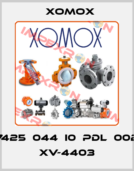 7425‐044‐I0‐PDL‐002  XV-4403 Xomox