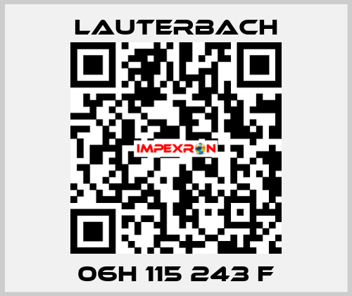 06H 115 243 F Lauterbach