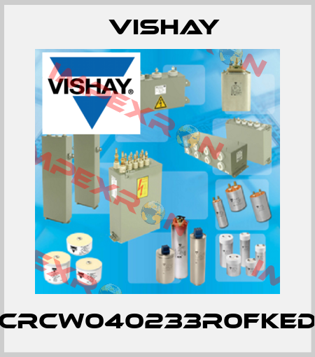 CRCW040233R0FKED Vishay