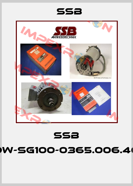 SSB DW-SG100-0365.006.40  SSB