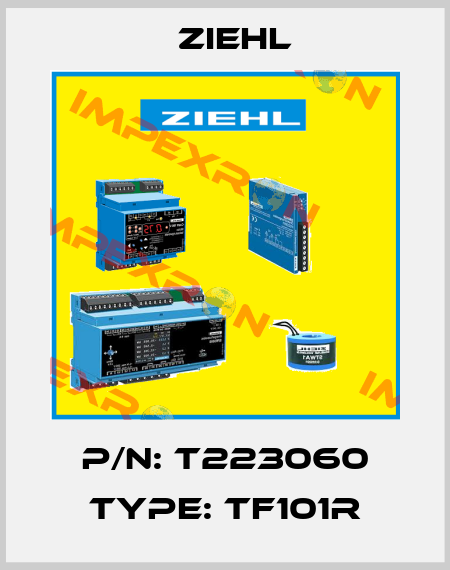 P/N: T223060 Type: TF101R Ziehl