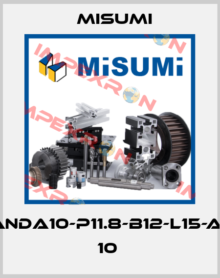TSLANDA10-P11.8-B12-L15-A30-B 10  Misumi