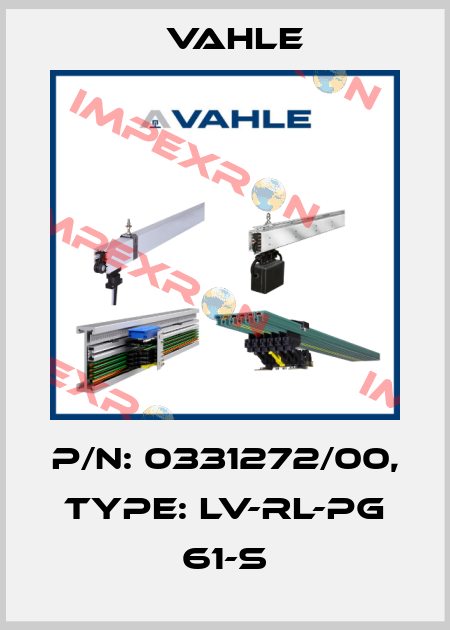 P/n: 0331272/00, Type: LV-RL-PG 61-S Vahle