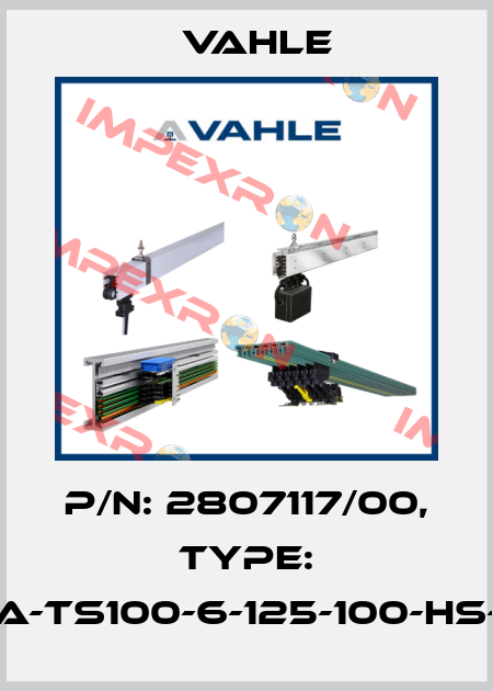 P/n: 2807117/00, Type: SA-TS100-6-125-100-HS-2 Vahle