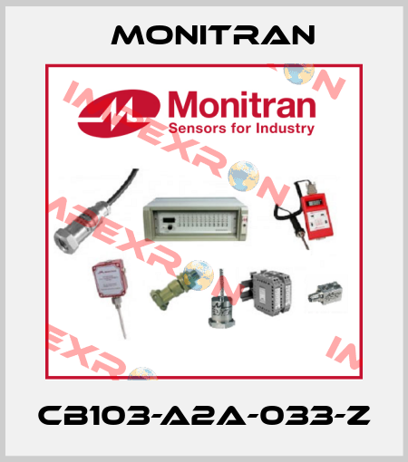 CB103-A2A-033-Z Monitran
