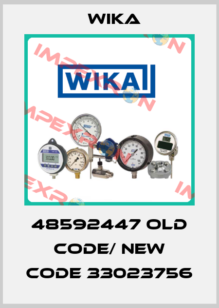 48592447 old code/ new code 33023756 Wika