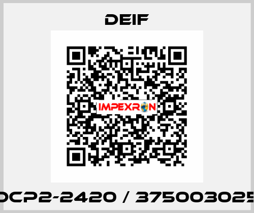 DCP2-2420 / 375003025 Deif