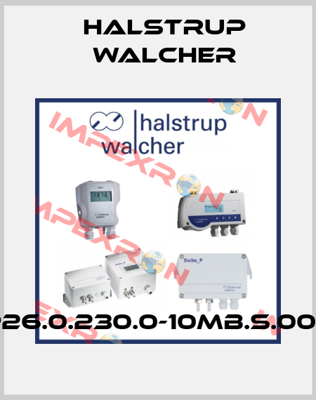P26.0.230.0-10mB.S.000 Halstrup Walcher