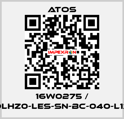 16W0275 / DLHZ0-LES-SN-BC-040-L13 Atos