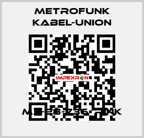 MX-28-736  pink METROFUNK KABEL-UNION