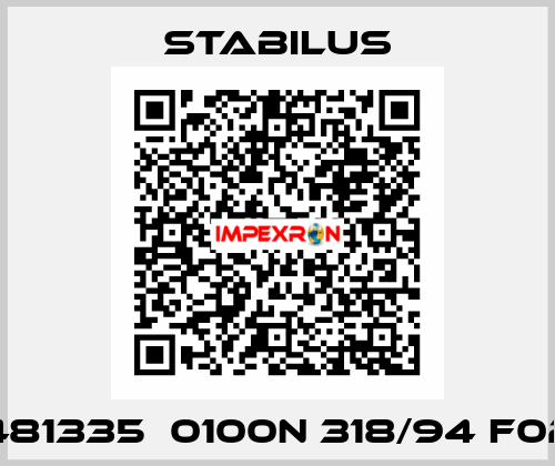 481335  0100N 318/94 F02 Stabilus