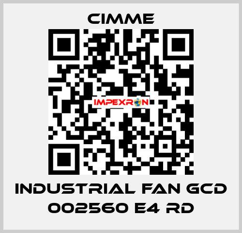 Industrial Fan GCD 002560 E4 RD Cimme