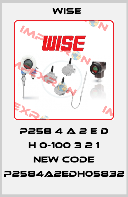 P258 4 A 2 E D H 0-100 3 2 1 new code P2584A2EDH05832 Wise