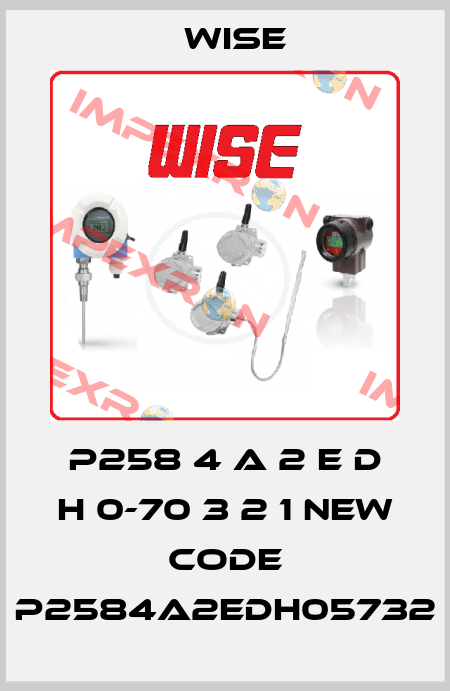 P258 4 A 2 E D H 0-70 3 2 1 new code P2584A2EDH05732 Wise