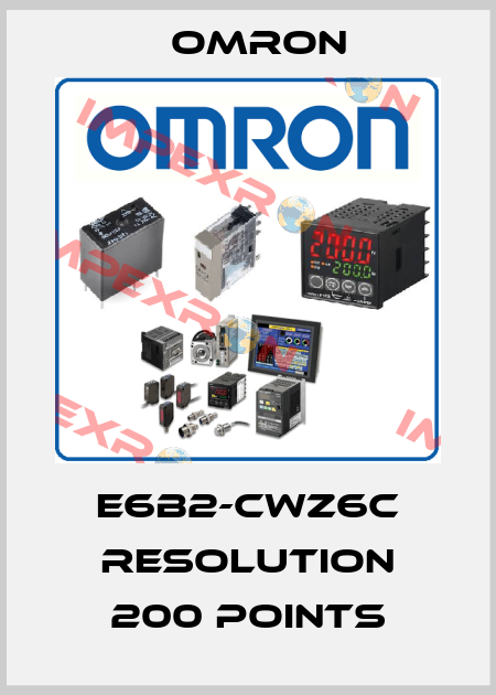 E6B2-CWZ6C resolution 200 points Omron