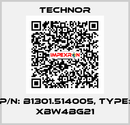 P/N: B1301.514005, Type: XBW4BG21 TECHNOR
