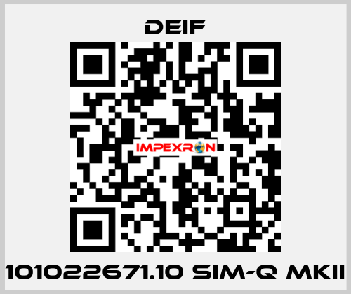 101022671.10 SIM-Q MKII Deif