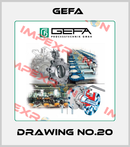 Drawing no.20 Gefa