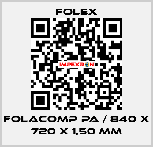 Folacomp PA / 840 x 720 x 1,50 mm Folex