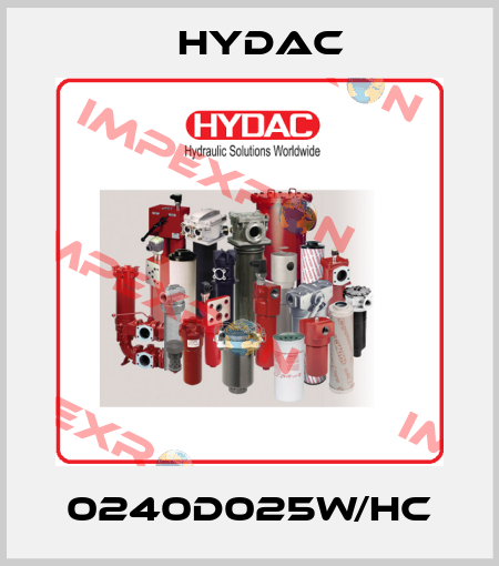 0240D025W/HC Hydac