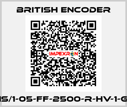 755HS/1-05-FF-2500-R-HV-1-G2-ST British Encoder