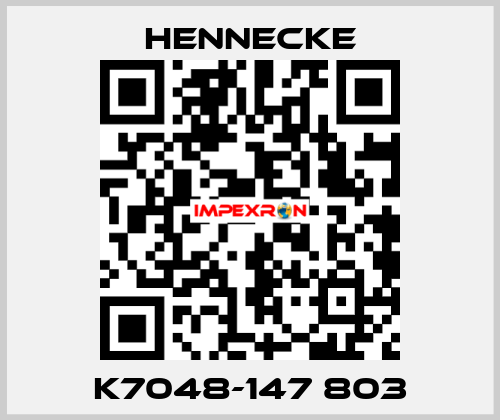 K7048-147 803 Hennecke