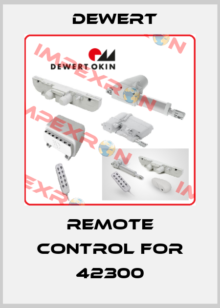 remote control for 42300 DEWERT