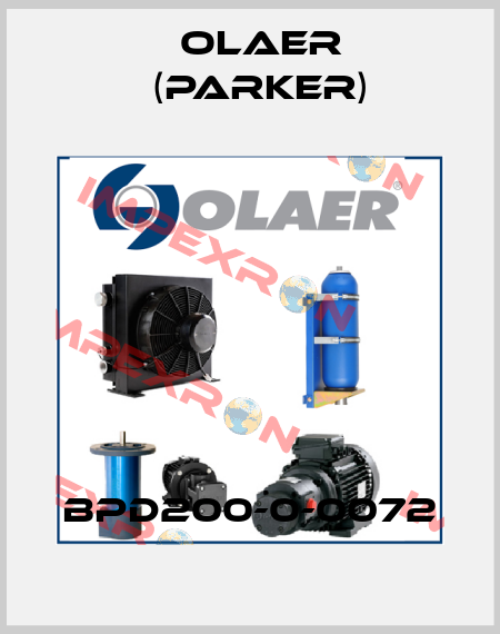 BPD200-0-0072 Olaer (Parker)