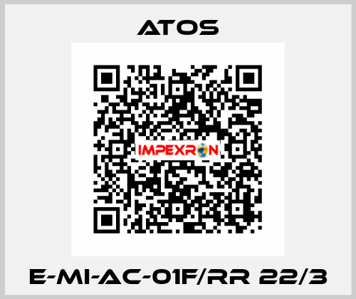 E-MI-AC-01F/RR 22/3 Atos
