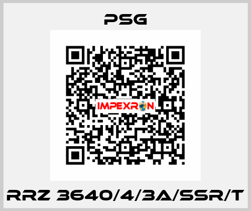 RRZ 3640/4/3A/SSR/T PSG