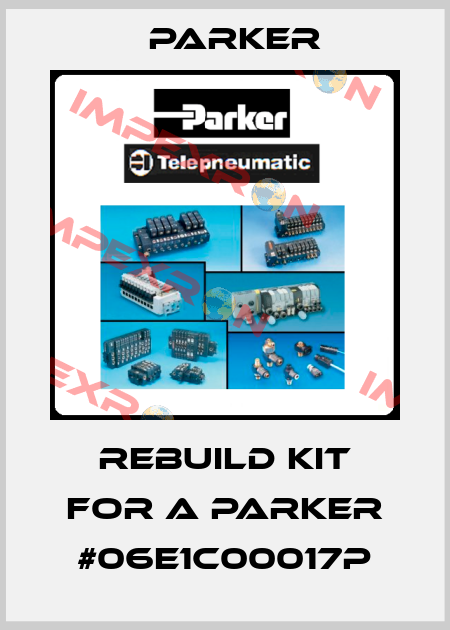 rebuild kit for a Parker #06E1C00017P Parker
