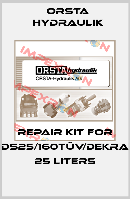 repair kit for DS25/160TÜV/Dekra 25 liters Orsta Hydraulik