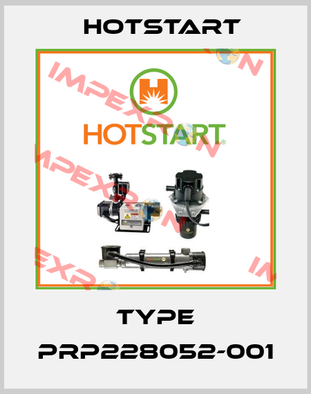 Type PRP228052-001 Hotstart