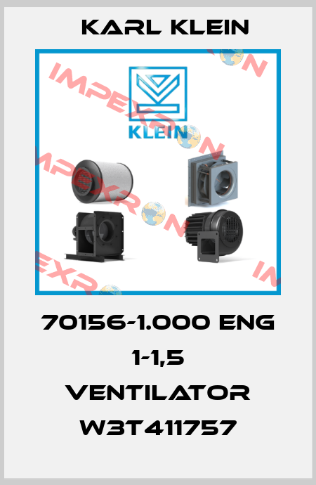 70156-1.000 ENG 1-1,5 Ventilator W3T411757 Karl Klein
