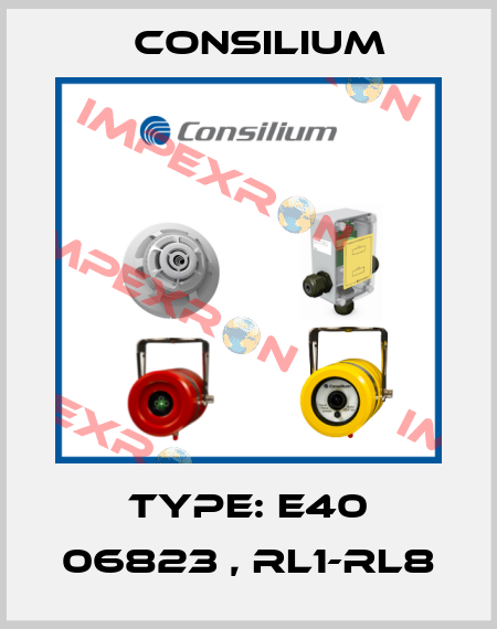 Type: E40 06823 , RL1-RL8 Consilium