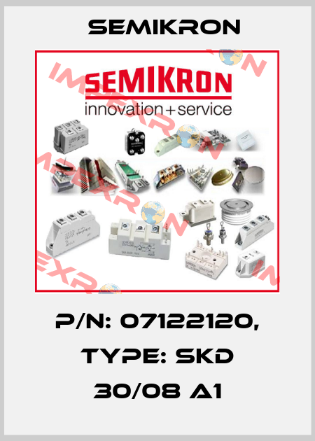P/N: 07122120, Type: SKD 30/08 A1 Semikron