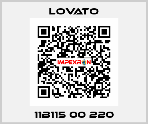 11B115 00 220 Lovato