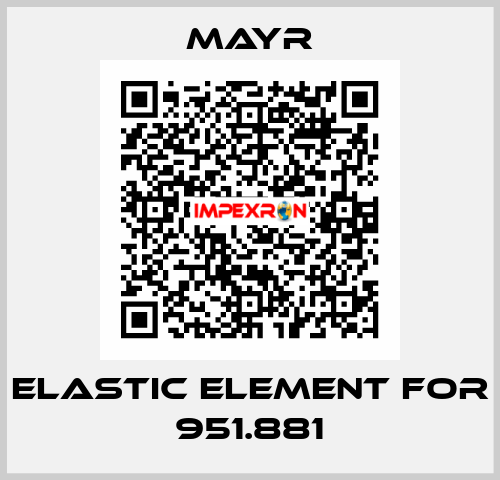 Elastic element for 951.881 Mayr