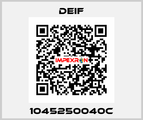 1045250040C Deif
