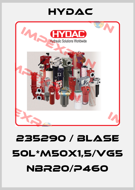 235290 / Blase 50L*M50x1,5/VG5 NBR20/P460 Hydac