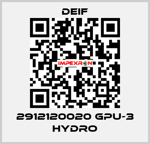 2912120020 GPU-3 Hydro Deif